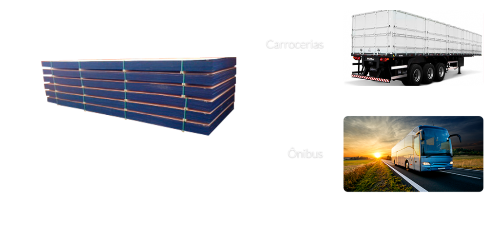 Assoalho e lateral para carrocerias e ônibus